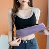 Thermal Vest Women Sexy Winter Clothing Sleeveless Body Vest Solid Slim Velvet Warm Tank Tops Crew Neck Thermo Underwear