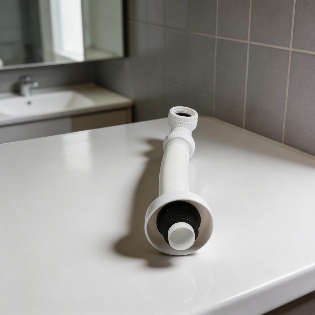 Compact Space Saving Drain Hose with Adjustable Design for Easy Installation