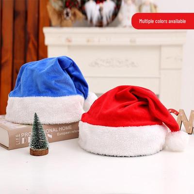 Super Soft Adult Christmas Hat - Crystal Fabric Festival Party Decoration & Gift