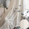 1PC Brocade Cotton Warp Knitted Craft Curtain with Tassels for Living Room Bedroom Home Decor
