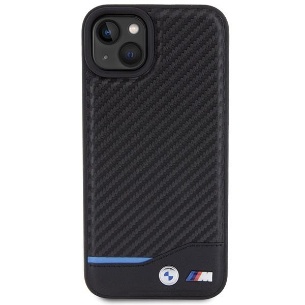 BMW Bmhcp15M22Nbck Iphone 15 Plus / 14 Plus 6.7 Czarny/Black Leather Carbon