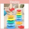 Rotating Rainbow Tower Children Early Education Educational Plastic Gifts Toys