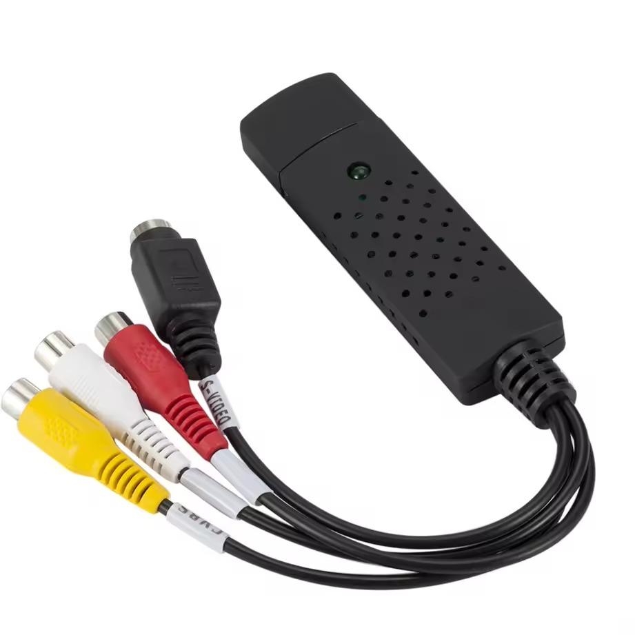 VHS To DVD Converter USB2.0 Convert Analog Video To Digital Format Audio Video DVD VHS Record Capture Card quality PC adapter
