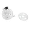 Aluminum Alloy Rear Brake Hub with Chain Sprocket Efficient Control for Monkey Bike Z50 Z50R Z50J