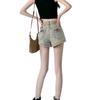 Spice Girls Retro American Denim Shorts Women's Summer High Waisted Women's Wide Leg Shorts
