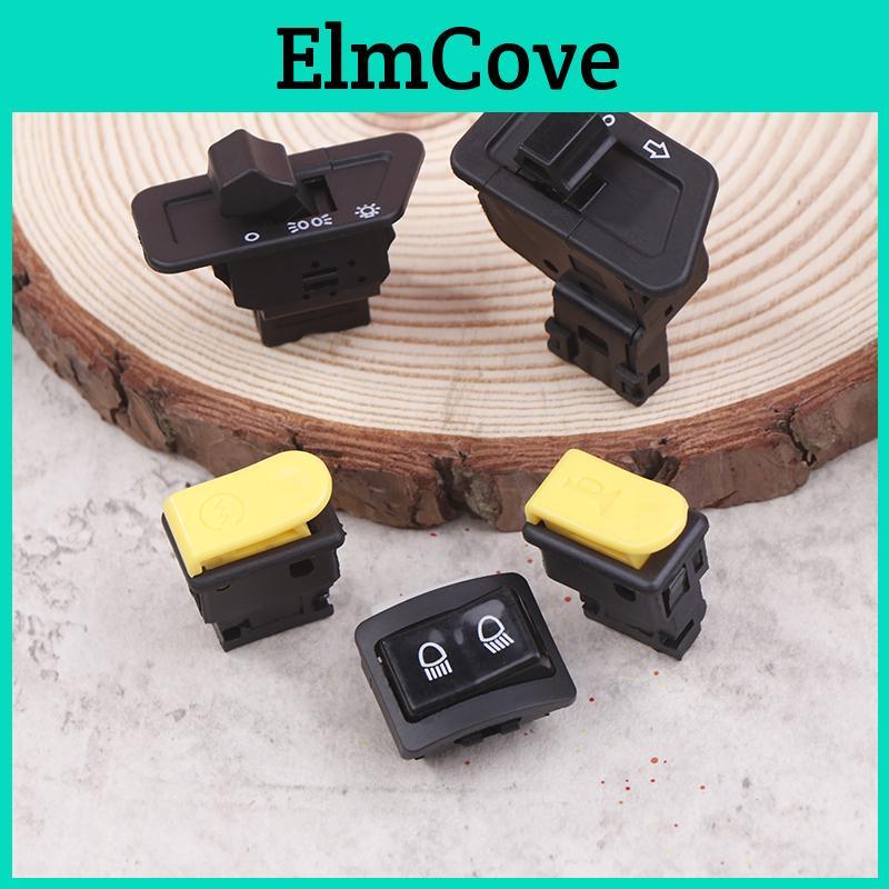 Motorcycle 5pcsset Button Switch Head Light Horn Dimmer Turn Singal Starter High Low Beam Electric Start Button For Moto