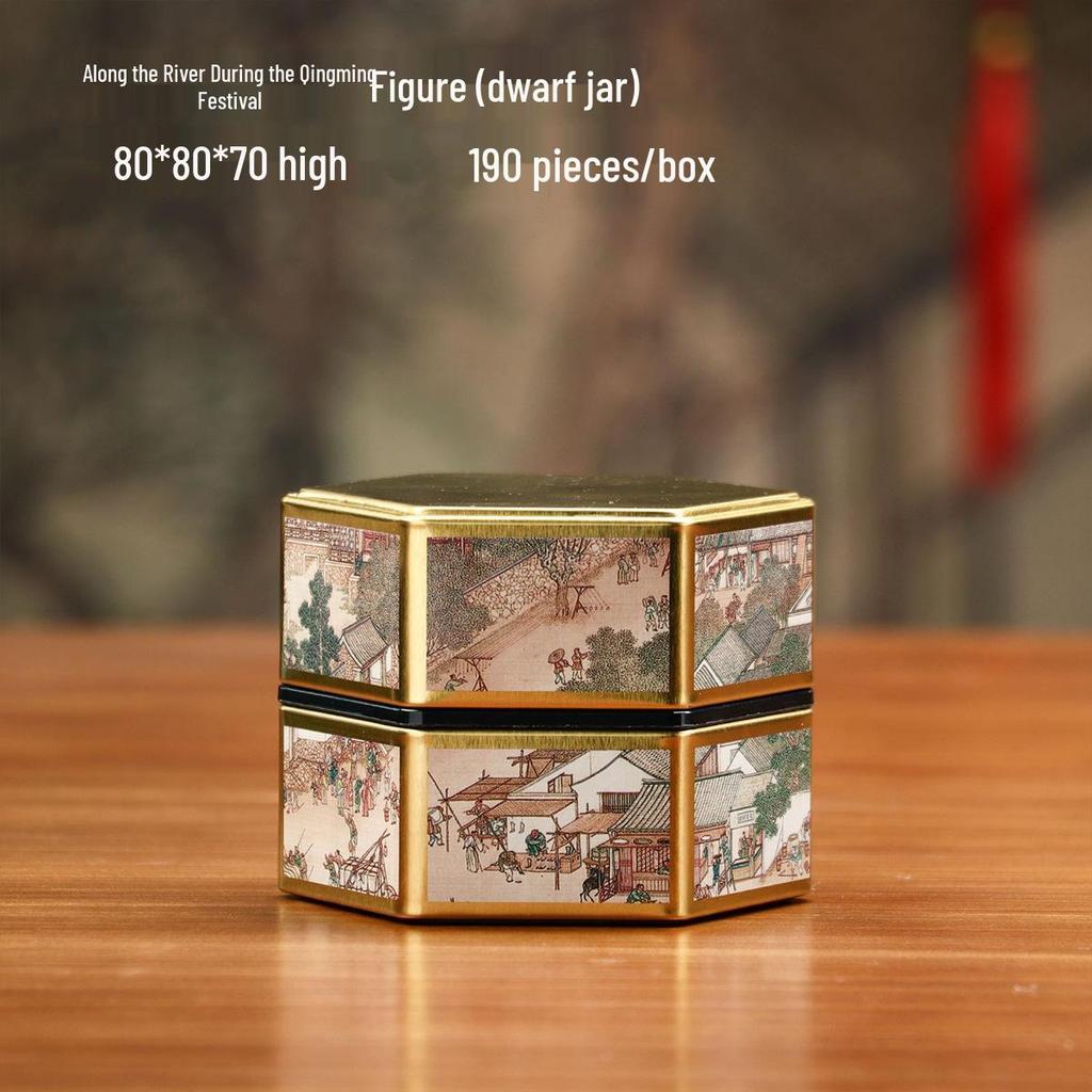 50g Chinese Style Sealed Tea Can for Black and Green Tea