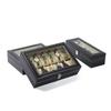 Delesys 2/3/4/5/6/8/9/10/12/20 Slots Household Multi Functional Watch And Jewelry Storage Box  Pu Leather Watch Display Case