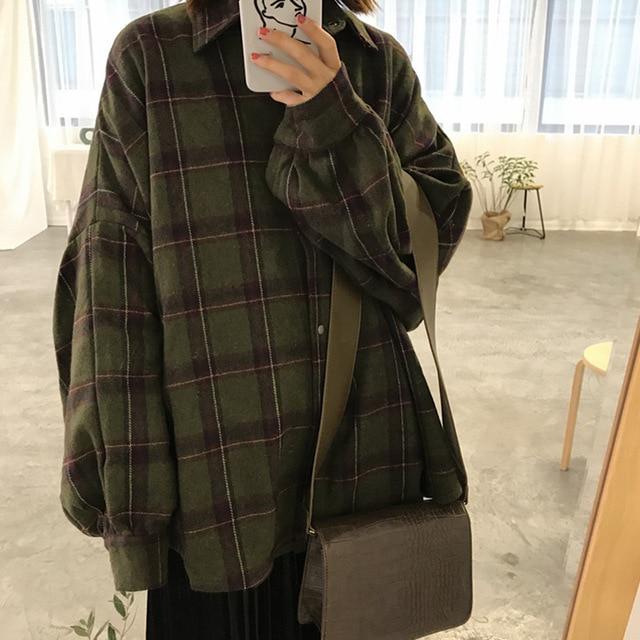 Buy Flectit Flannel Oversized Shirt 