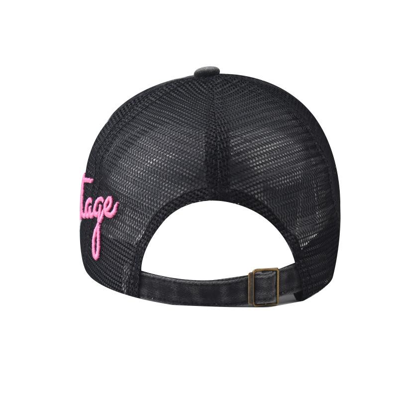 Summer Mesh Baseball Cap Women Men New York City Letters Snapback Hat Breathable Unisex Street Hip Hop Trucker Caps