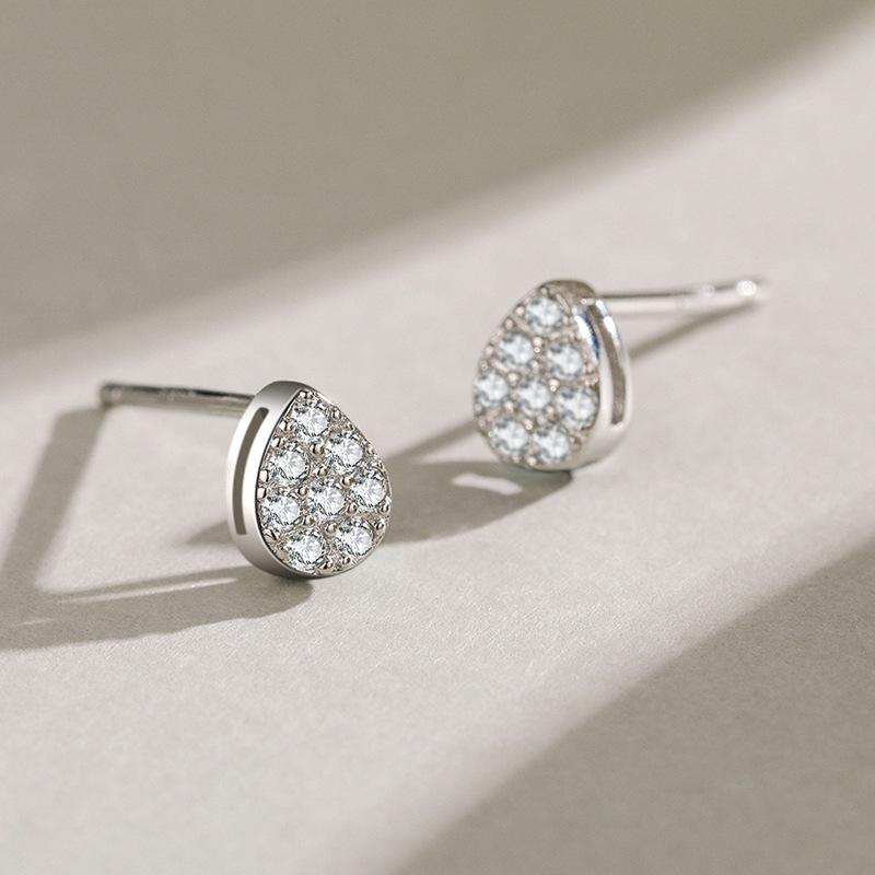 Tancise 925 Sterling Silver Zircon Earrings Drop Earrings For Women Wedding Party Gifts