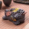 Lucky Golden Toad Tea Pet Ornament
