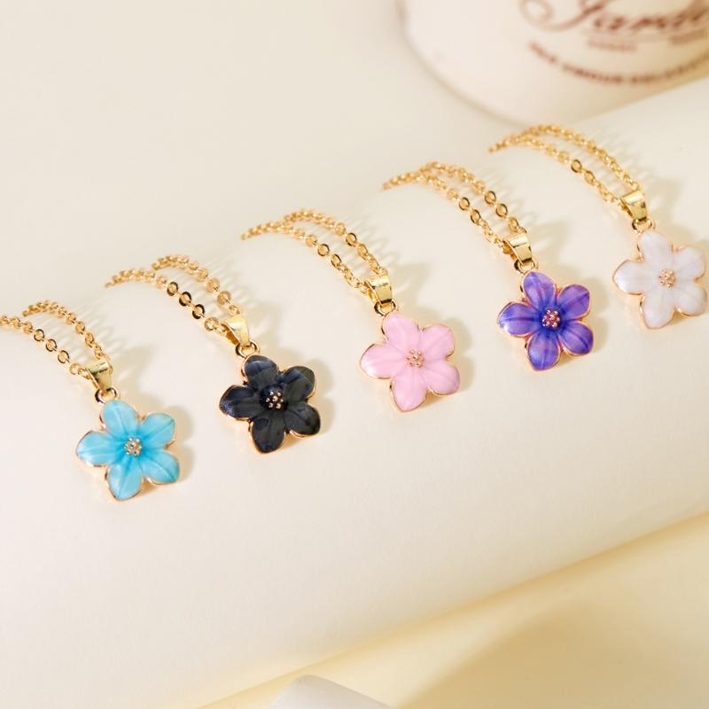 Elegant Cherry Pendant Necklace Dainty Alloy Chain Jewelry with Adjustable Length for Daily Wear and Special Occasions