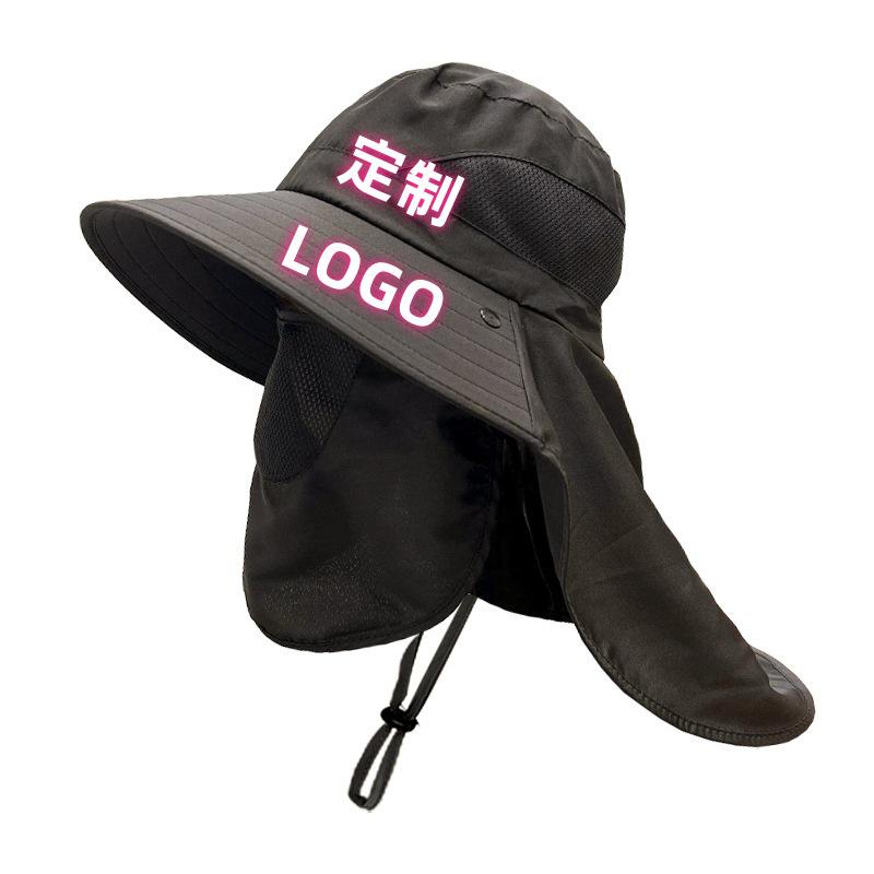 Unisex Wide Brim Sun Hat with UV Protection for Outdoor Activities