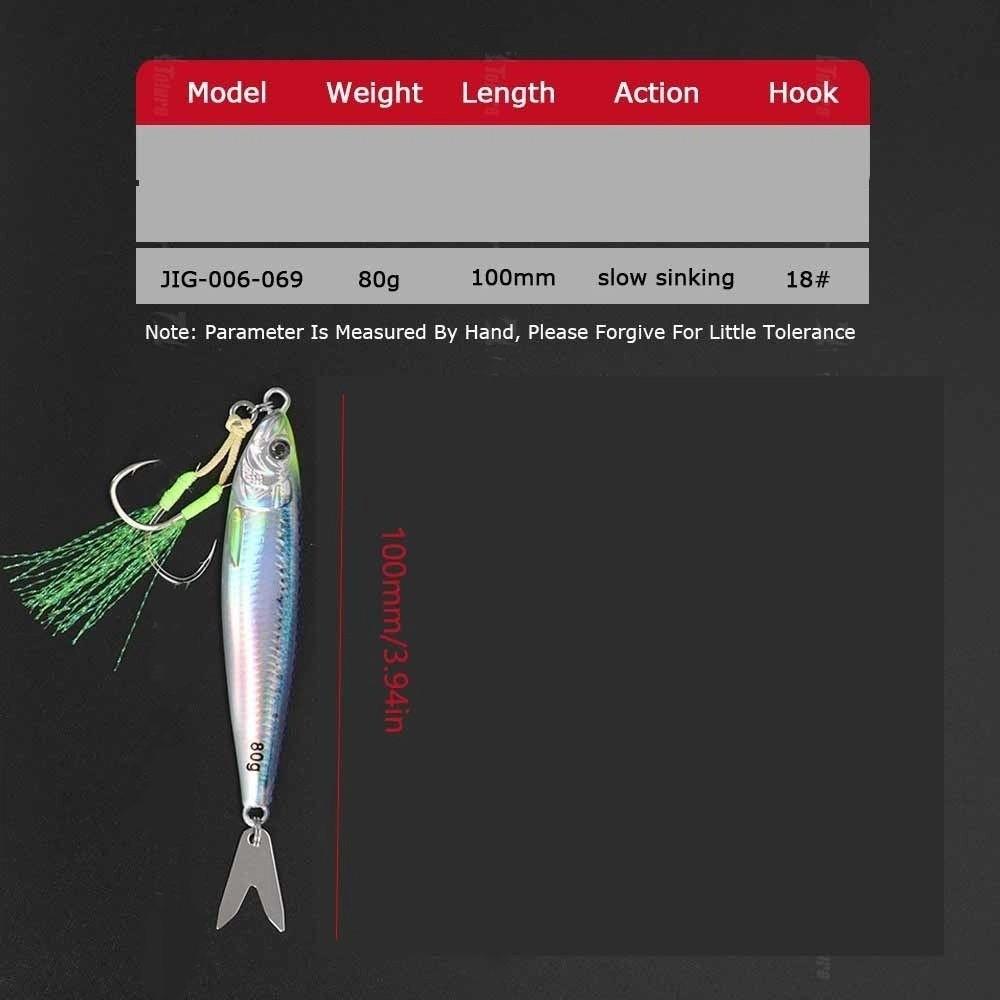 Slow Sinking Simulation Fish Lures Metal Artificial Fishing Bait Fishing Lures  Saltwater Fishing