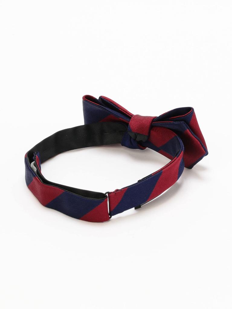 Beams Plus Regimental Bow 38440046107 Men's Tie, Wine, 0,