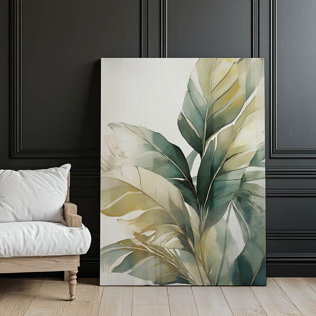 Tropical Harmony Tropical Harmony, 50X70 Cm, Gold Aluminum Frame, 230 Gsm Matte Paper