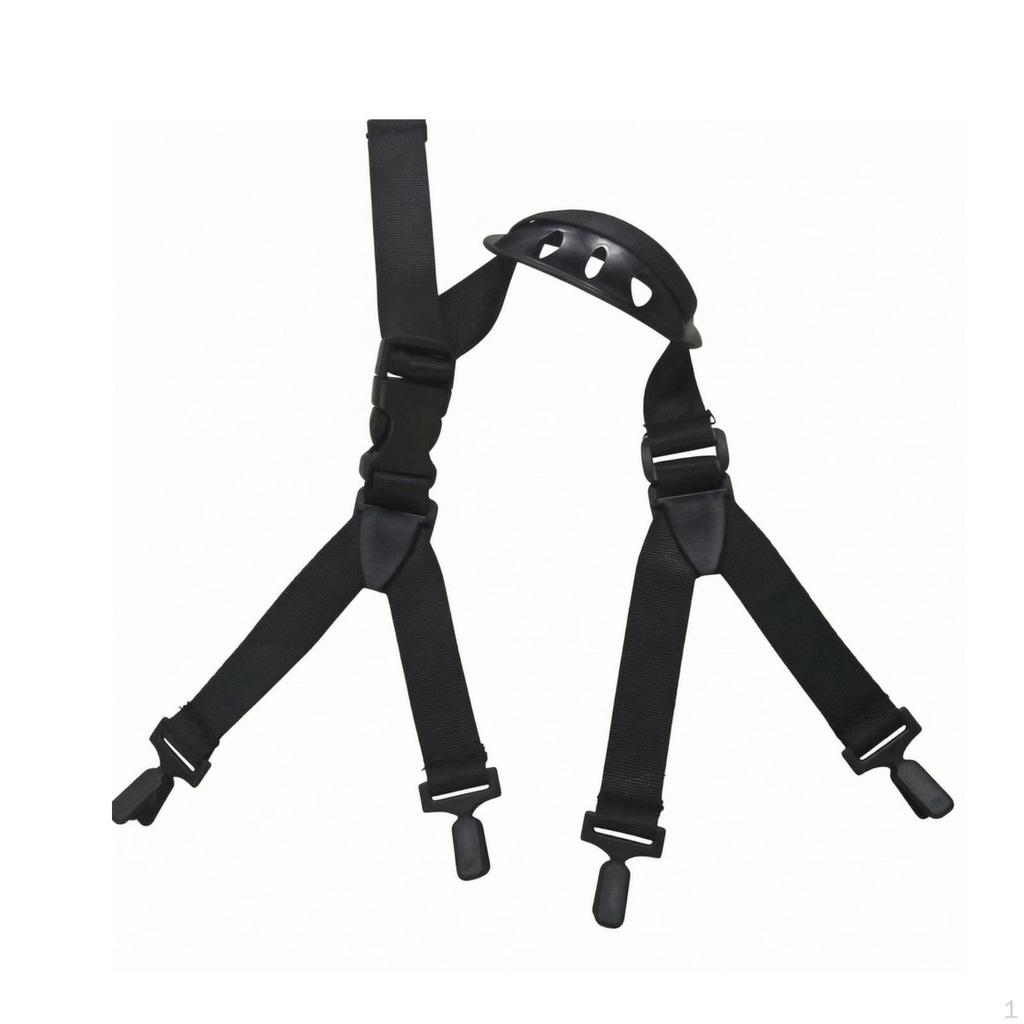 Helmet Strap with Chin Cup YShaped MultiPoint Adjustment for Construction Workers,