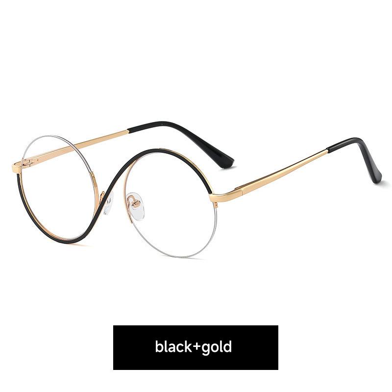 

New Fashion Round Anti Blue Light Glasses Women Transparent Lenses Eyewear Men Brand Designer Eyeglasses