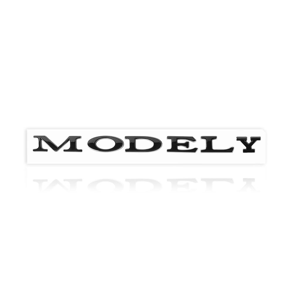 1Pcs Car ABS Badge Letter Label Space X Logo Tail Trunk Sticker For Tesla SpaceX Model 3 Model Y Model S Model X DUAL MOTOR Coil