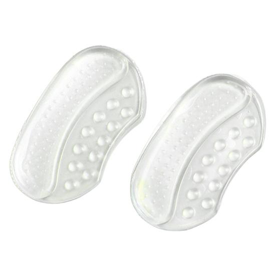 Yousheng Heel Grips Soft Silicone Cushions Heel Pads with Anti-Slip Texture Invisible Heel Pads Foot Wear for High-heeled