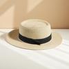 Bohemian Straw Hat With Wide Brim Summer Sunshade For Outdoor Women