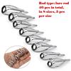 High-quality Fishing Rod Guide Ring 40 Pieces Fishing Guide Ring Sea Fishing Fishing Guide Ring Fishing Tool