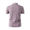 Men's Plus Size Summer Short Sleeve Zipper Polo - Casual, Breathable, High Elastic Pique Mesh Top