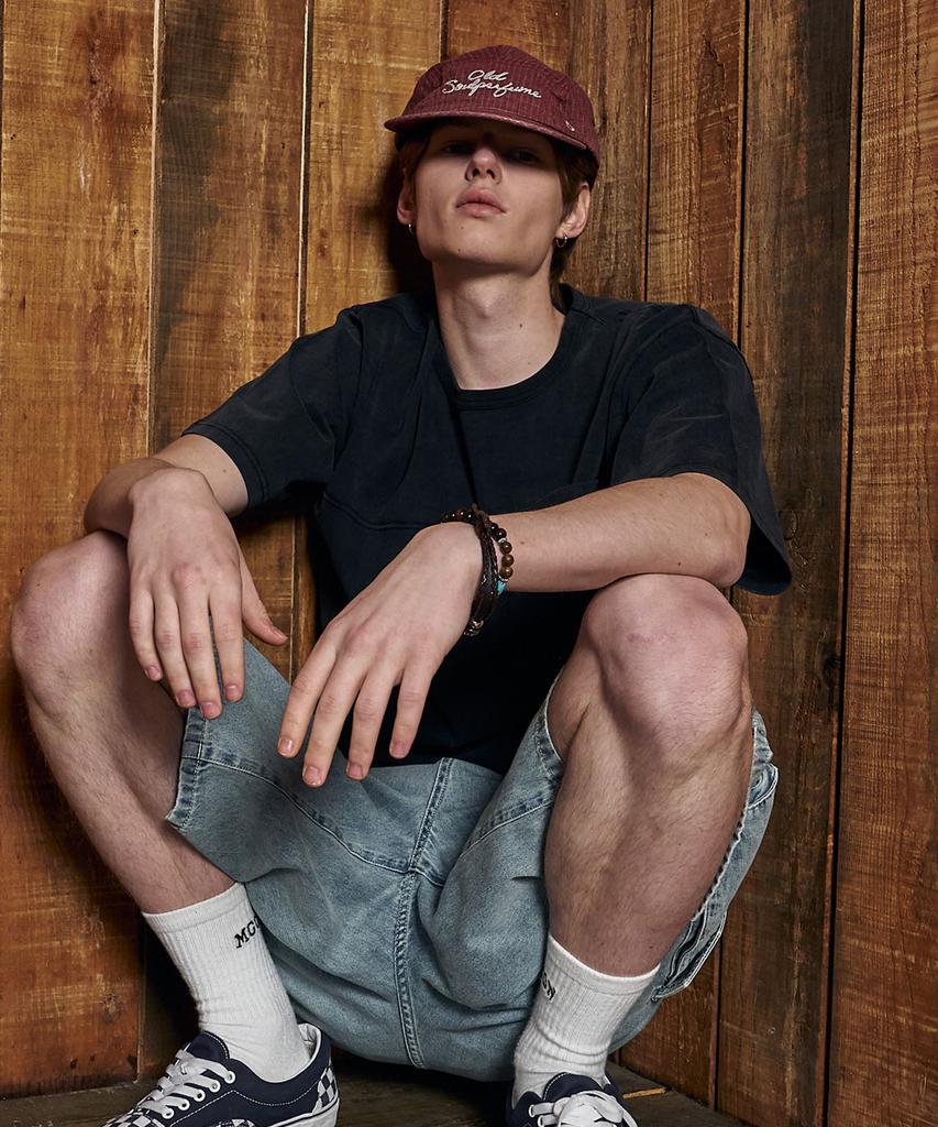 MAGOODGAN Headwear 9326 Pigment Ripstop Burgundy Camp Cap