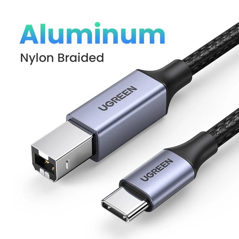 

Ugreen USB C to USB Type B 2.0 Cable for New MacBook Pro HP Canon Brother Epson Dell Samsung Printer Type C Printer Scanner Cord 1m