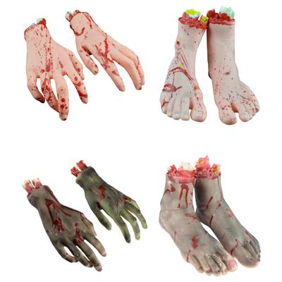 Enge Kunstmatige Hand Voeten Props, Truc Props Halloween Lichaamsdelen Voor