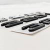3D ABS Matte Black Car Letters Logo 320d 320i Emblem Sticker Rear Trunk Badge For BMW 320d 320i E90 E91 F30 F31 Auto Accessories