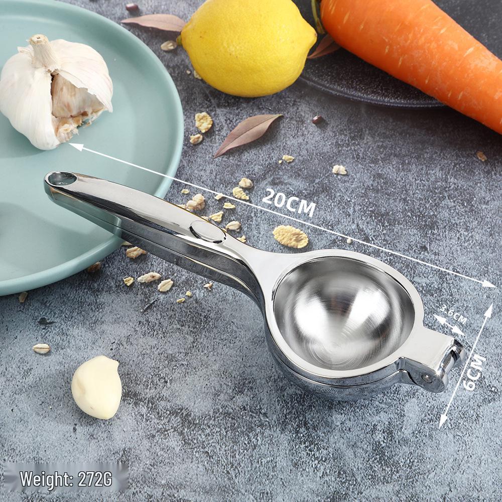 Stainless Steel Lemon and Orange Manual Juicer - Multi-functional Fruit Presser for Home Use