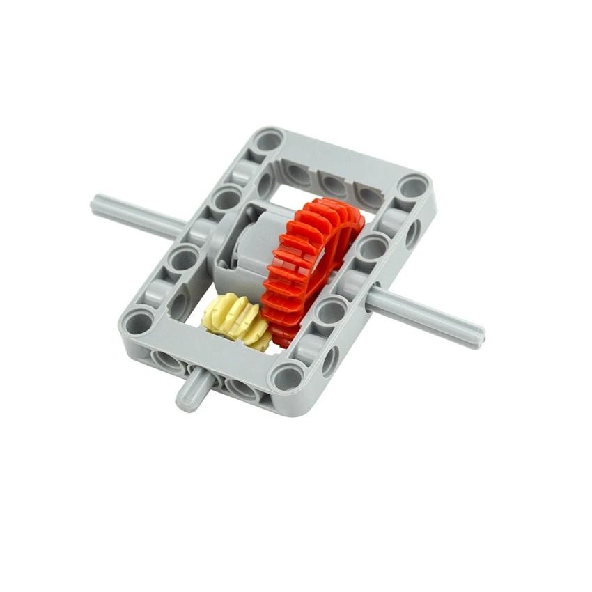 Technical Components Differential Gear House 65414 65413 62821 Constructing Blocks Bricks Gear-28 Teeth with Round Axle Hole