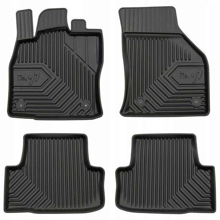 Rubber Mats Seat Toledo 4 2012-2018 3D Trough