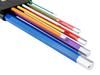 Hexagonal Keys, Colored, Set of 9