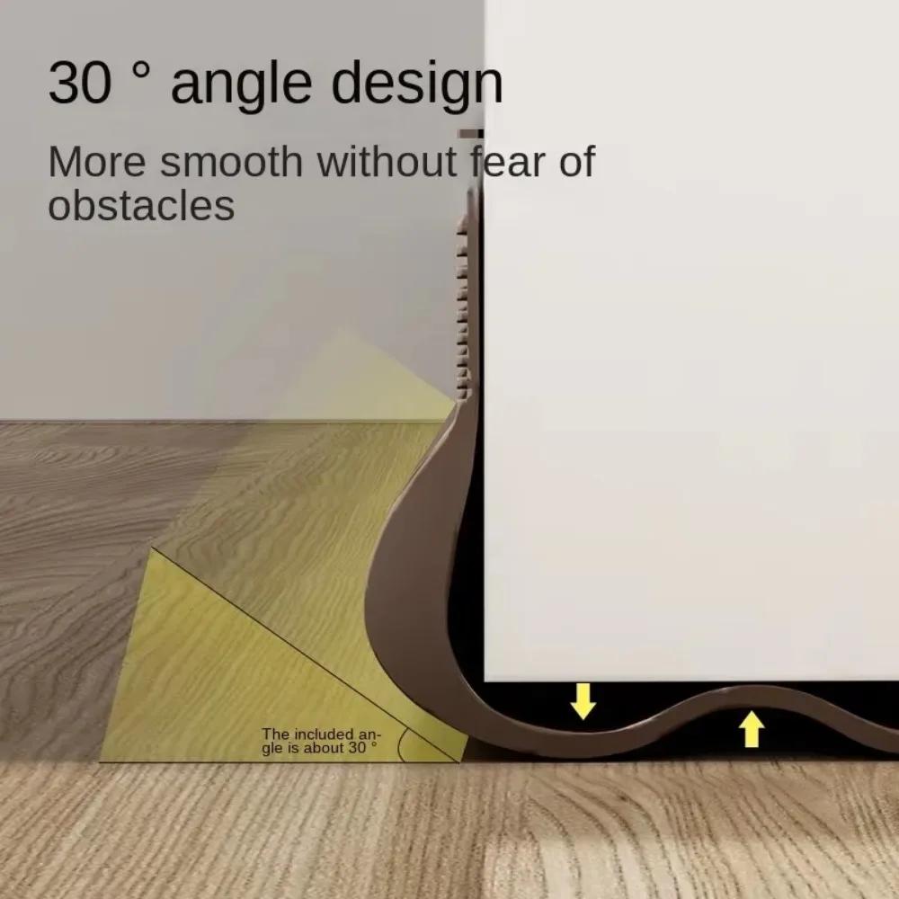 PVC Flexible Door Draft Stopper Soundproof Weatherstrip Self Adhesive Under Door Draft Guard Seal Weatherstrip Window Strip