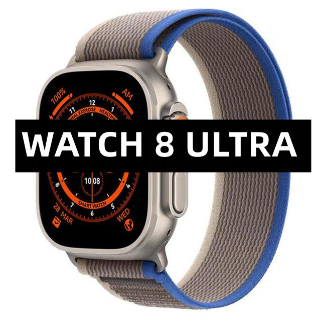 Watch 8 Ultra Smart Watch Men Gps Nfc Series8 Smartwatch Waterproof Sport Mode Fitness Wireless Charging Watch For Apple Watch