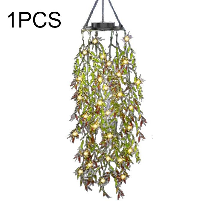 

D2 Outdoor Garden 1 Pieces Artificial Plants Solar Hanging Lights LED Fairy Lights Solar Lamp Outdoor Light Porch Wedding Decor