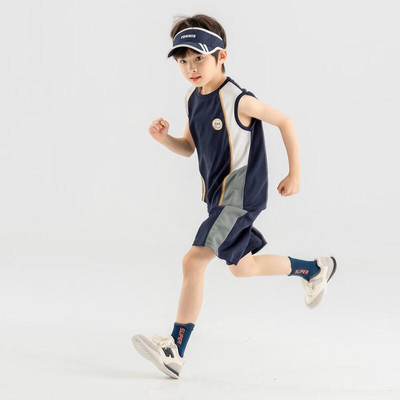 Duoduoja Boys' Summer Mesh Athletic Set