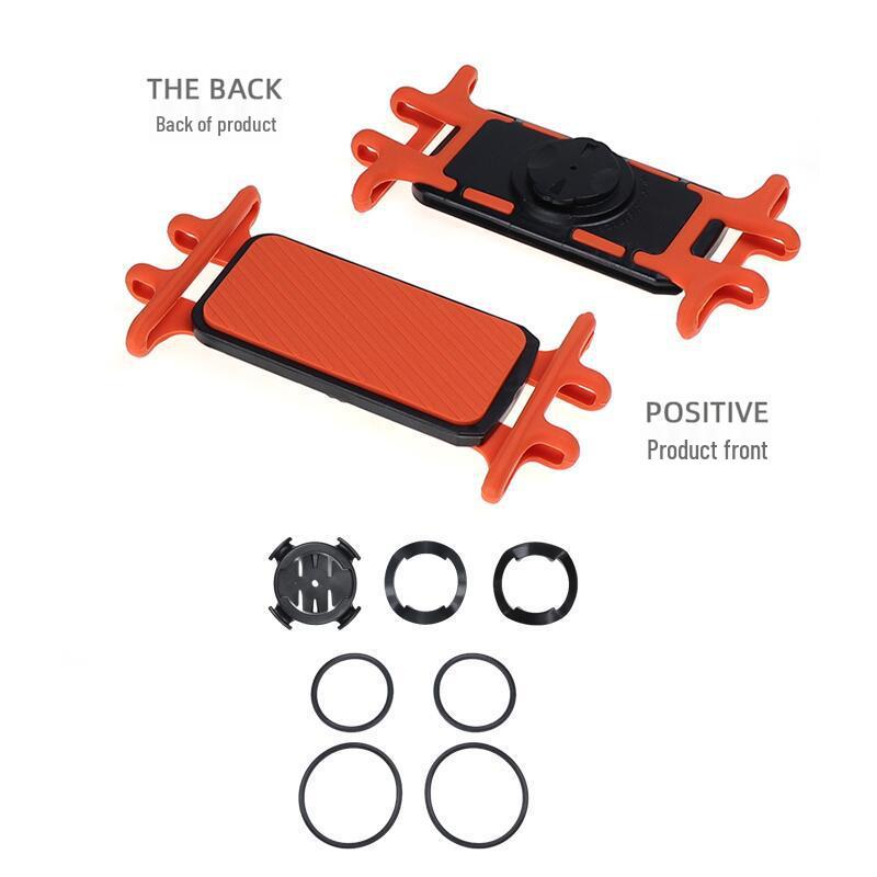 Shockproof Silicone Strap Mount for Garmin/XOSS Bike Computers