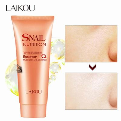 Snail Facial Cleanser Čištění obličeje Bohatý pěnivý organický přírodní gel Denní mycí přípravky na obličej Deep Clean Pleťová péče