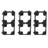 ABUL-100X 18650 Lithium Battery Double Holder Bracket For DIY Cell Pack Black