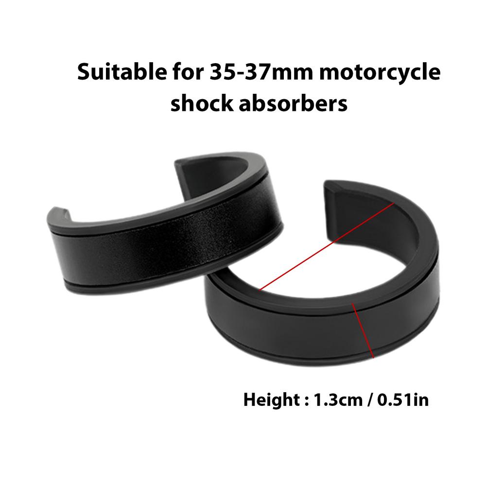 

Кольцо переднего амортизатора мотоцикла Амортизатор для мотокросса Передний амортизатор Вспомогательное регулировочное кольцо Аксессуары Мода чёрный