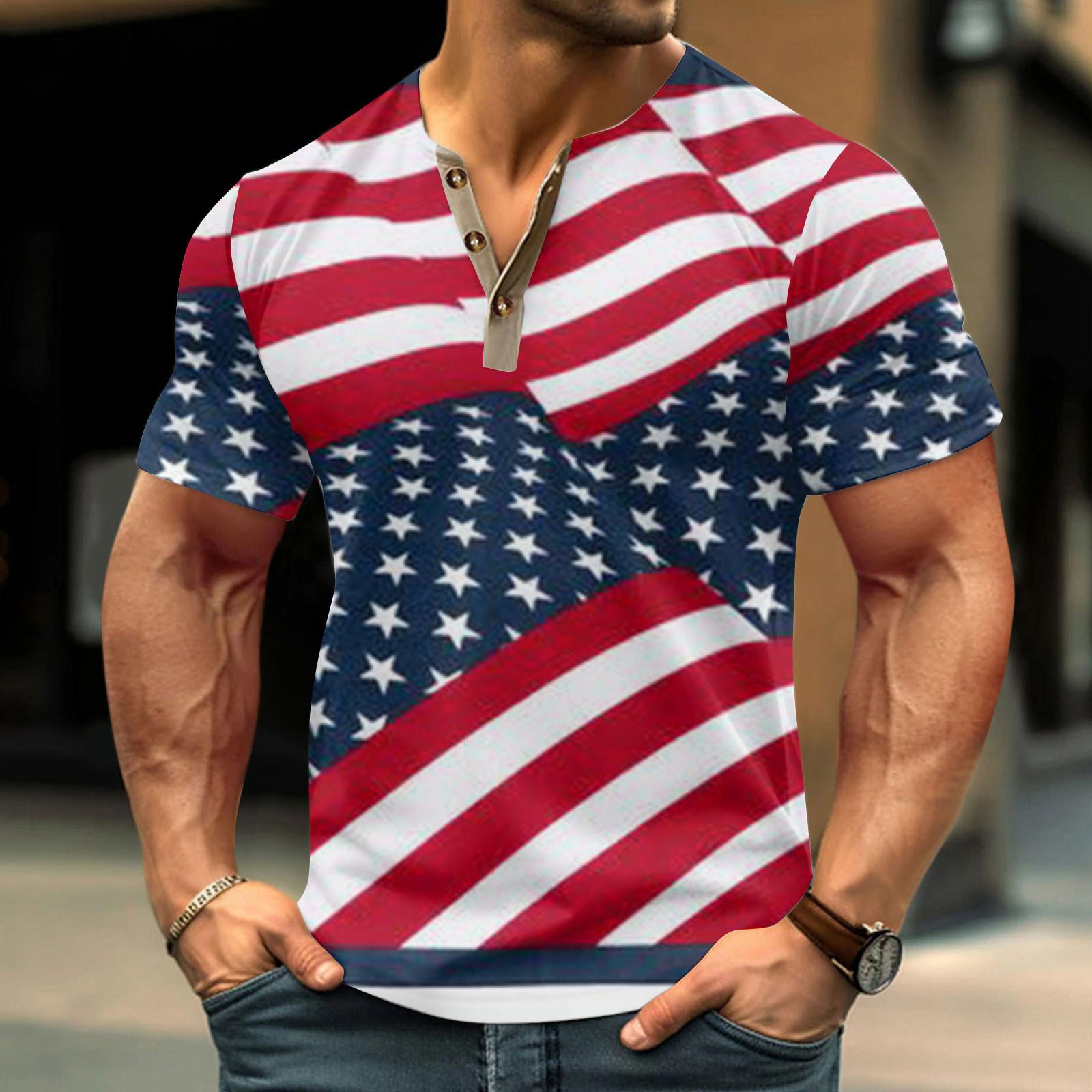 

Винтажная летняя мужская футболка, уличная одежда, 3 пуговицы, свободная одежда, футболка с коротким рукавом и принтом L синий