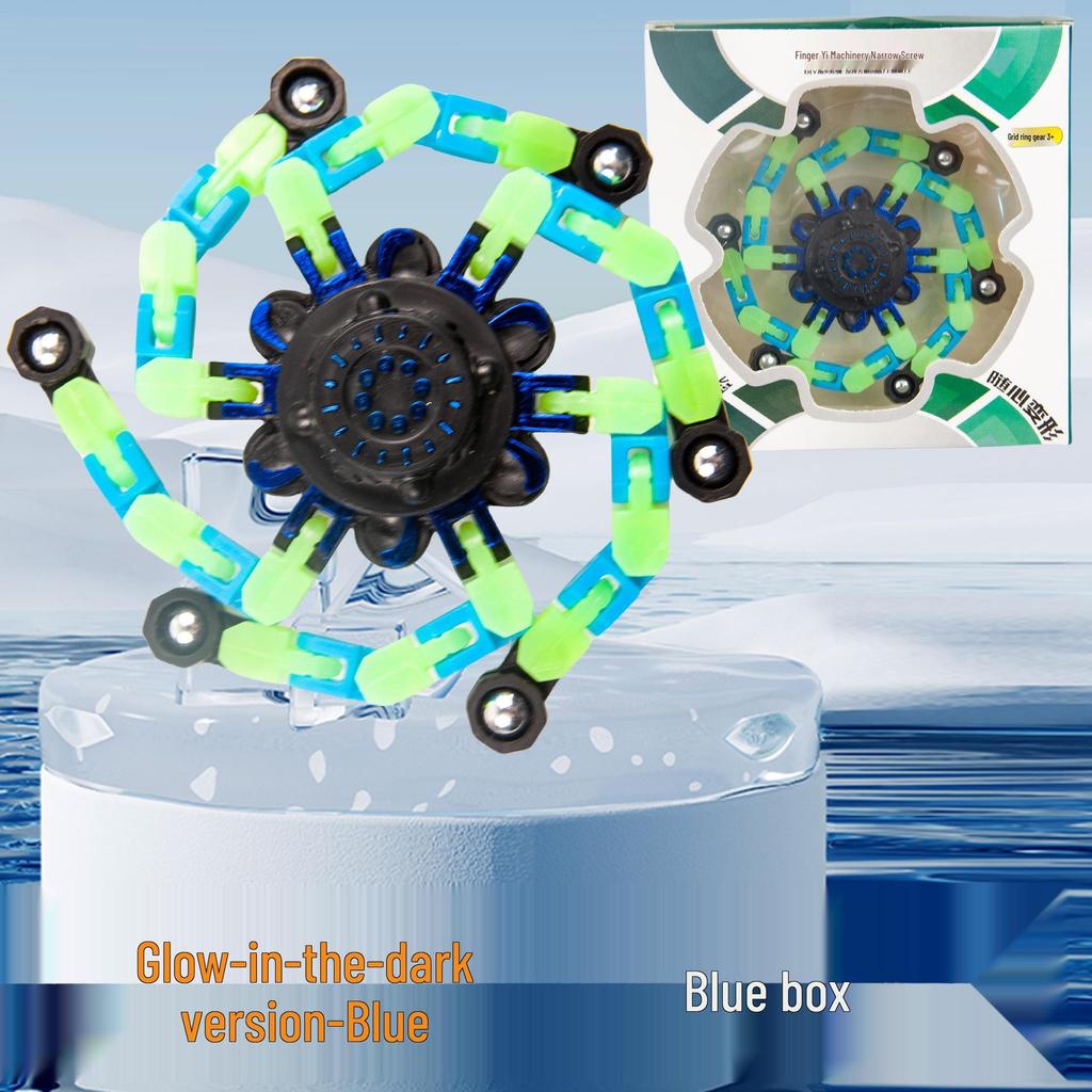 Kids' Transforming Luminous Gyro Decompression Fidget Toy