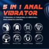 APP Remote Control Male Prostate Massager Wiggling Thrusting Anal Vibrator Butt Plug with Cock Ring Anus Adult Sex Toy for Men Anal Orgasm Masturbator