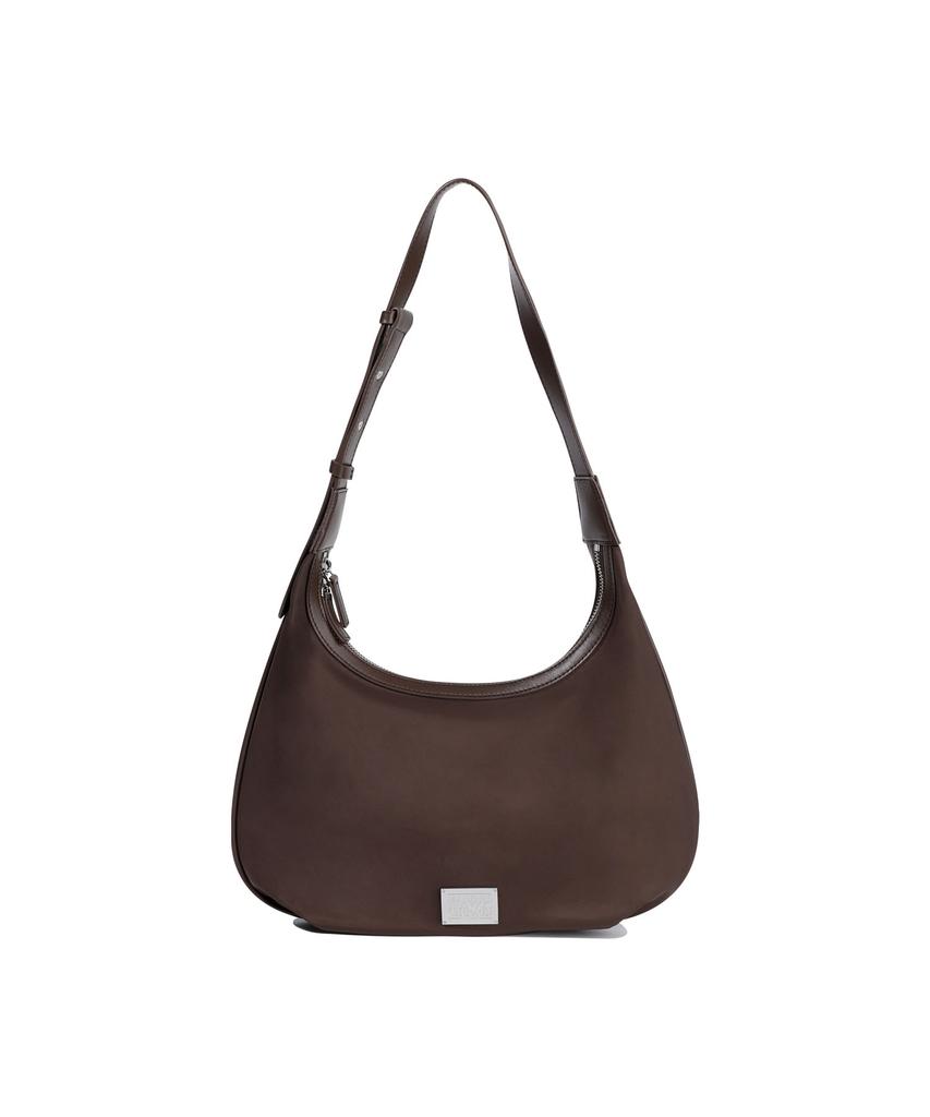 Marith + Franois Girbaud Classic Logo Round Shoulder Bag Brown