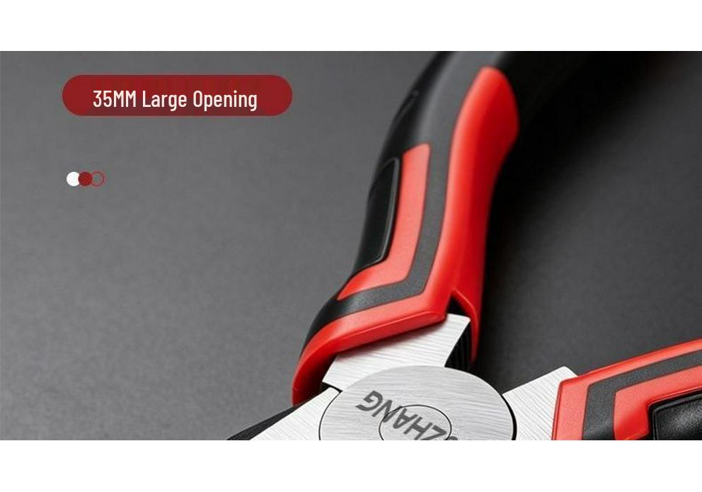 Multi-Functional Industrial-Grade Steel Wire Pliers: Diagonal Cutter, Needle Nose, and Labor-Saving Electrician Pliers with High Hardness