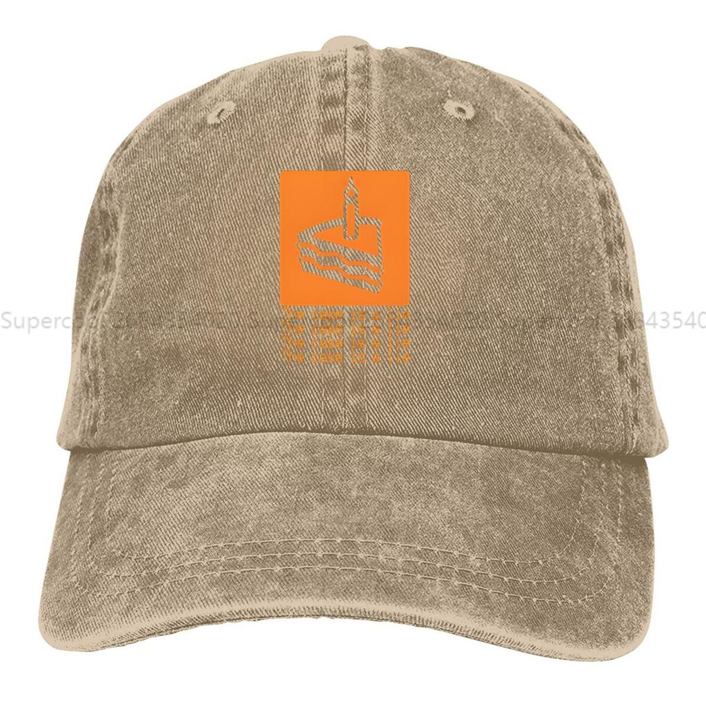 The Cake Is A Lie The IT Crowd Roy Baseball Cap Unisex Hats Wounisex Visor Protection Snapback Portal Game Caps